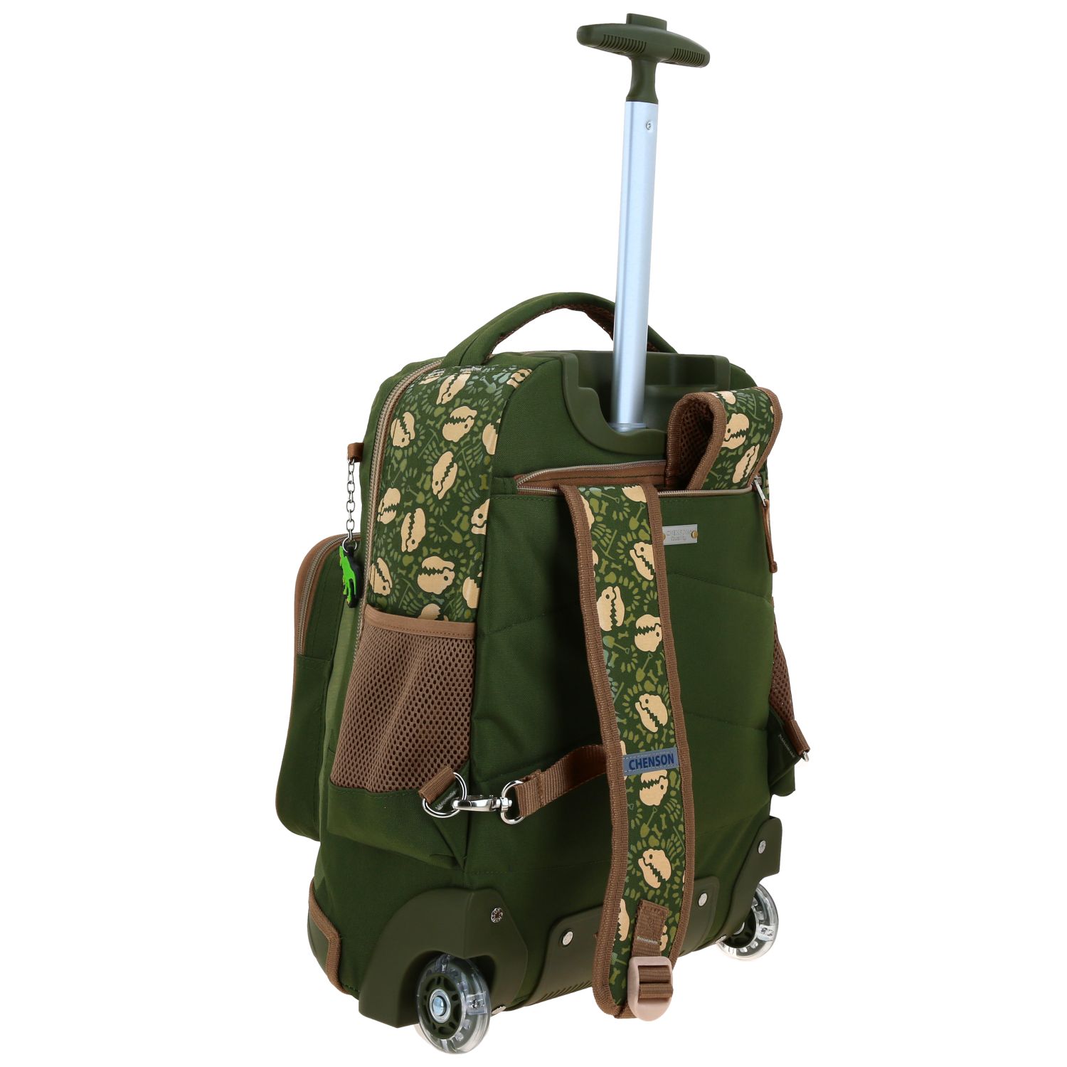 Mochila Grande Con Ruedas Y Luces Led Chenson Dino SAGAZ CO70596-A