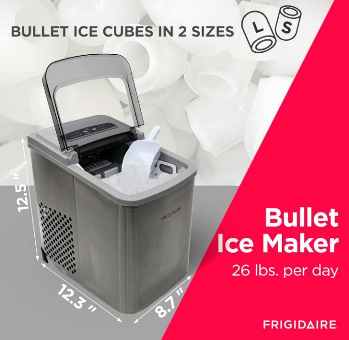 Máquina para hacer hielo acero inoxidable 