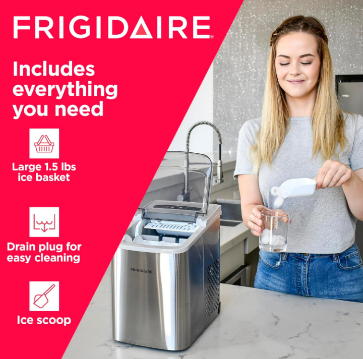 Máquina para hacer hielo acero inoxidable 