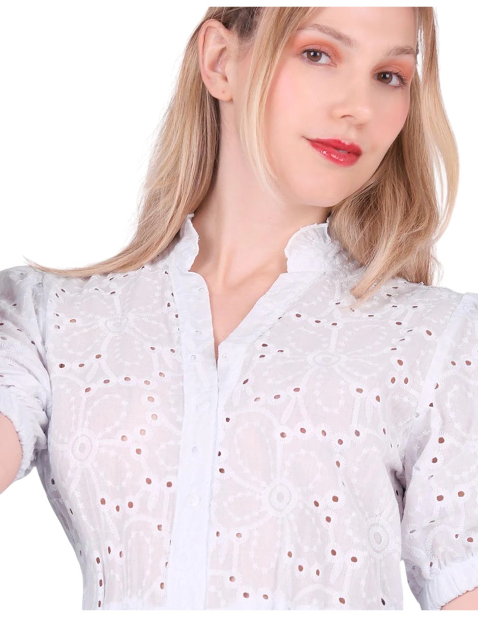 Vestido Mujer Casual Blanco