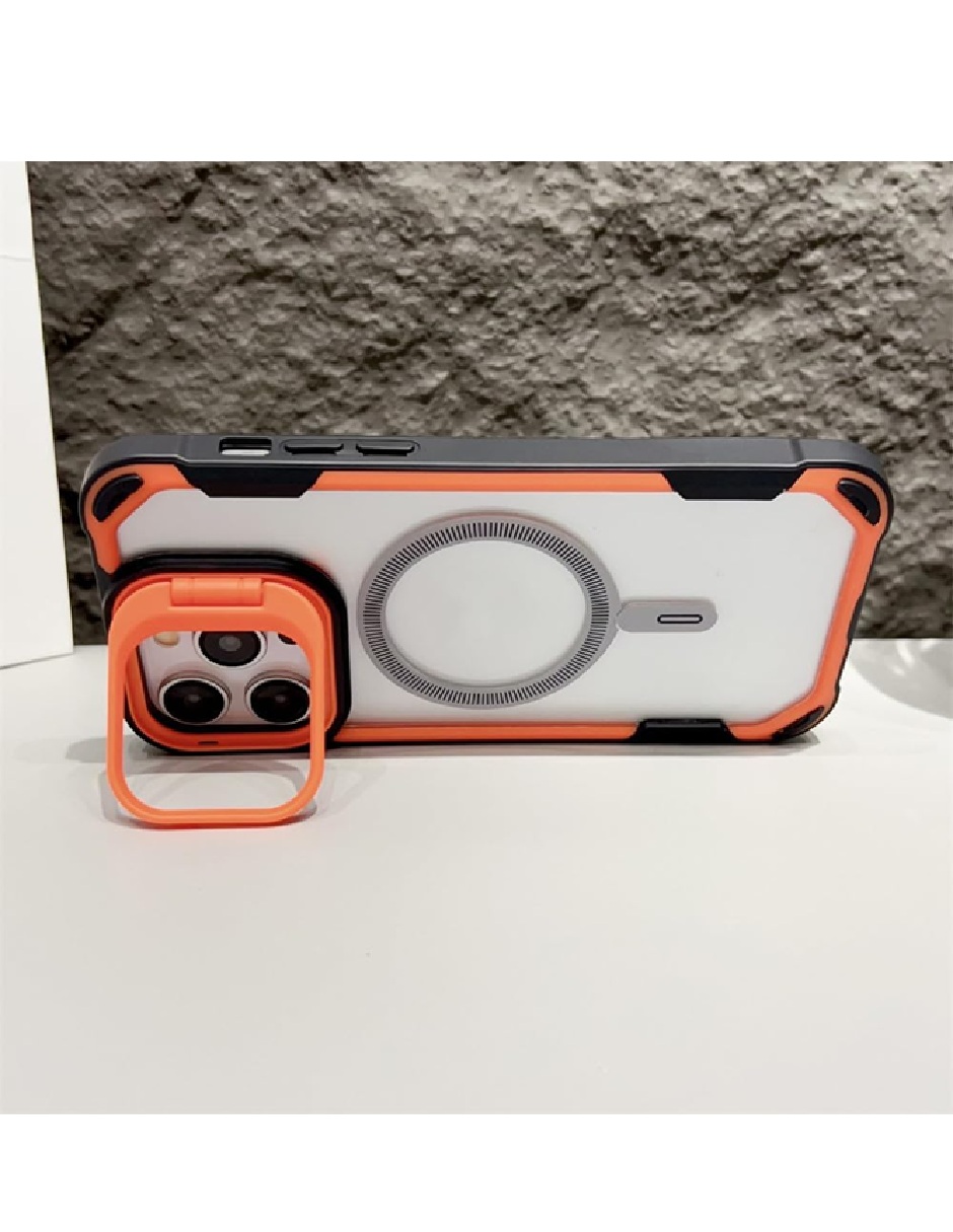 Case Protector Uso Rudo Magnetica Con Correa Y Marco Camara Compatible iPhone 16