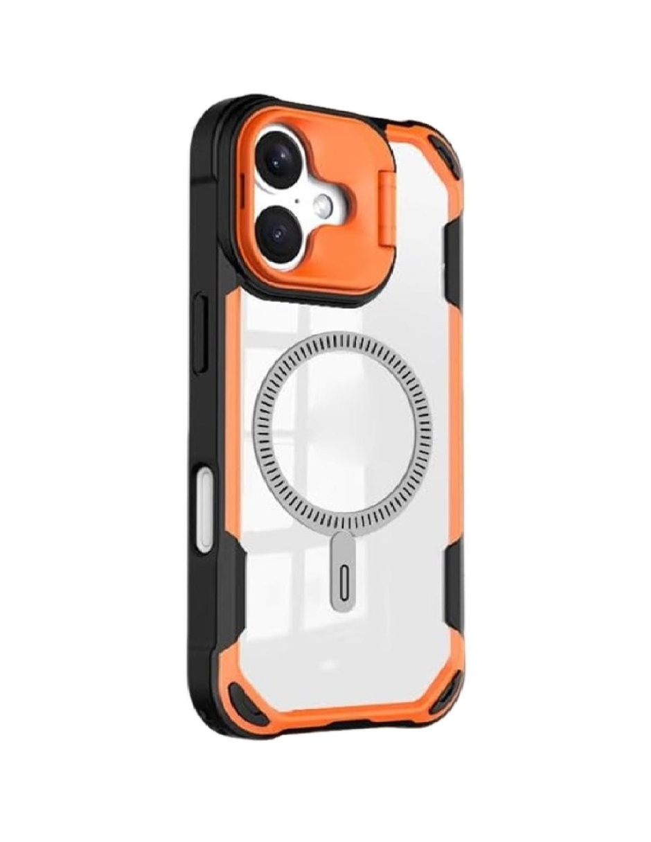Case Protector Uso Rudo Magnetica Con Correa Y Marco Camara Compatible iPhone 16