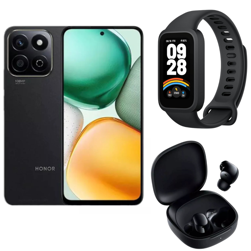 Huawei Honor X7c Smartphone 256gb/8gb + Xiaomi Band 9 Active + Buds 6 Play