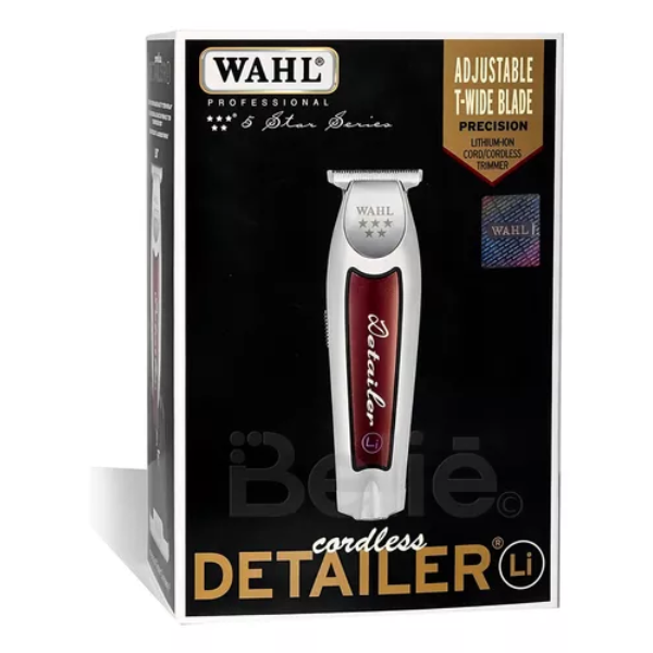 Máquina Wahl  Cordless Detailer Li inalámbrica ideal para dibujos y delineados silver