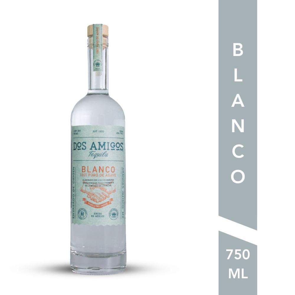 Tequila Dos Amigos Blanco 750ml