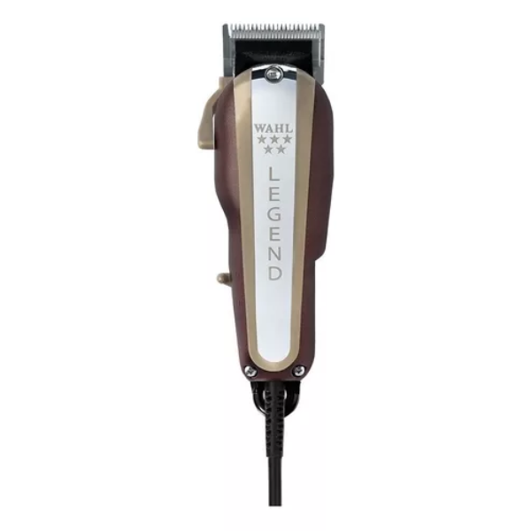 Máquina Wahl Legend 5 Star ideal para grandes cantidades de cabello bordo con dorado