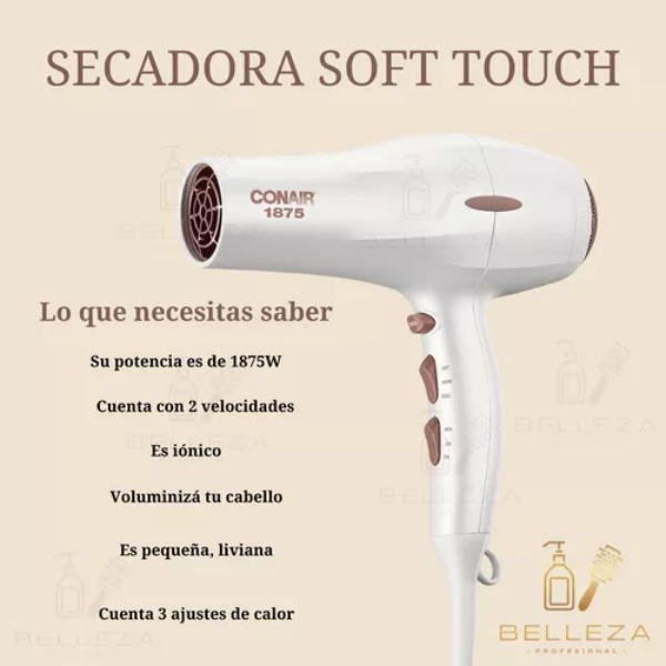 Secadora Conair Ionica Turbo Infiniti Pro Blanca
