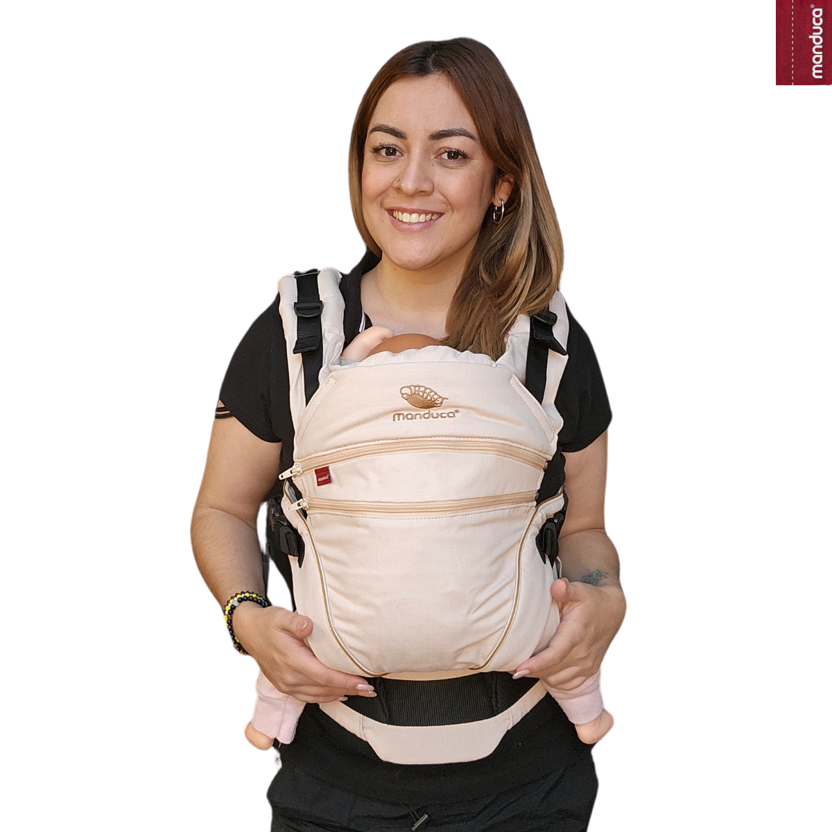 Manduca XT Denim Powder Mochila Cangurera Ergonómica portabebés Evolutiva.