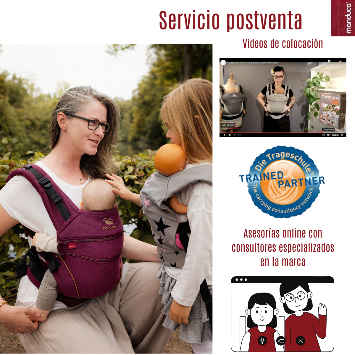 Manduca XT Denim Berry Mochila Cangurera Ergonómica portabebés Evolutiva