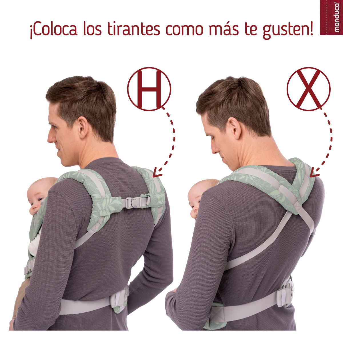 Manduca XT Denim Black Mochila Cangurera Ergonómica portabebés Evolutiva.