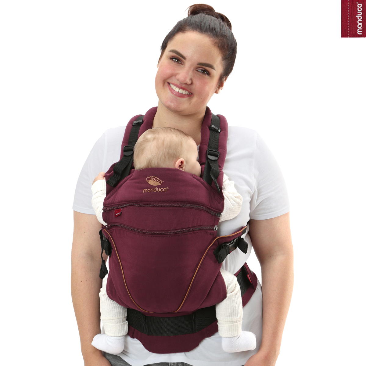 Manduca XT Denim Berry Mochila Cangurera Ergonómica portabebés Evolutiva