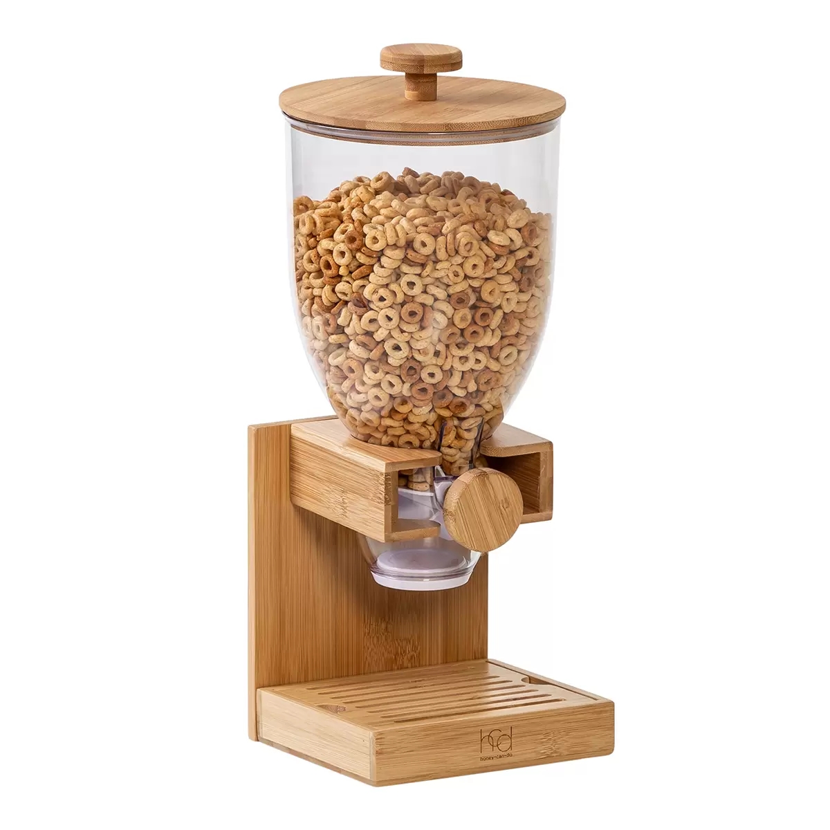 Dispensador de Cereales Honey Can Do Elegante Bambú Natural
