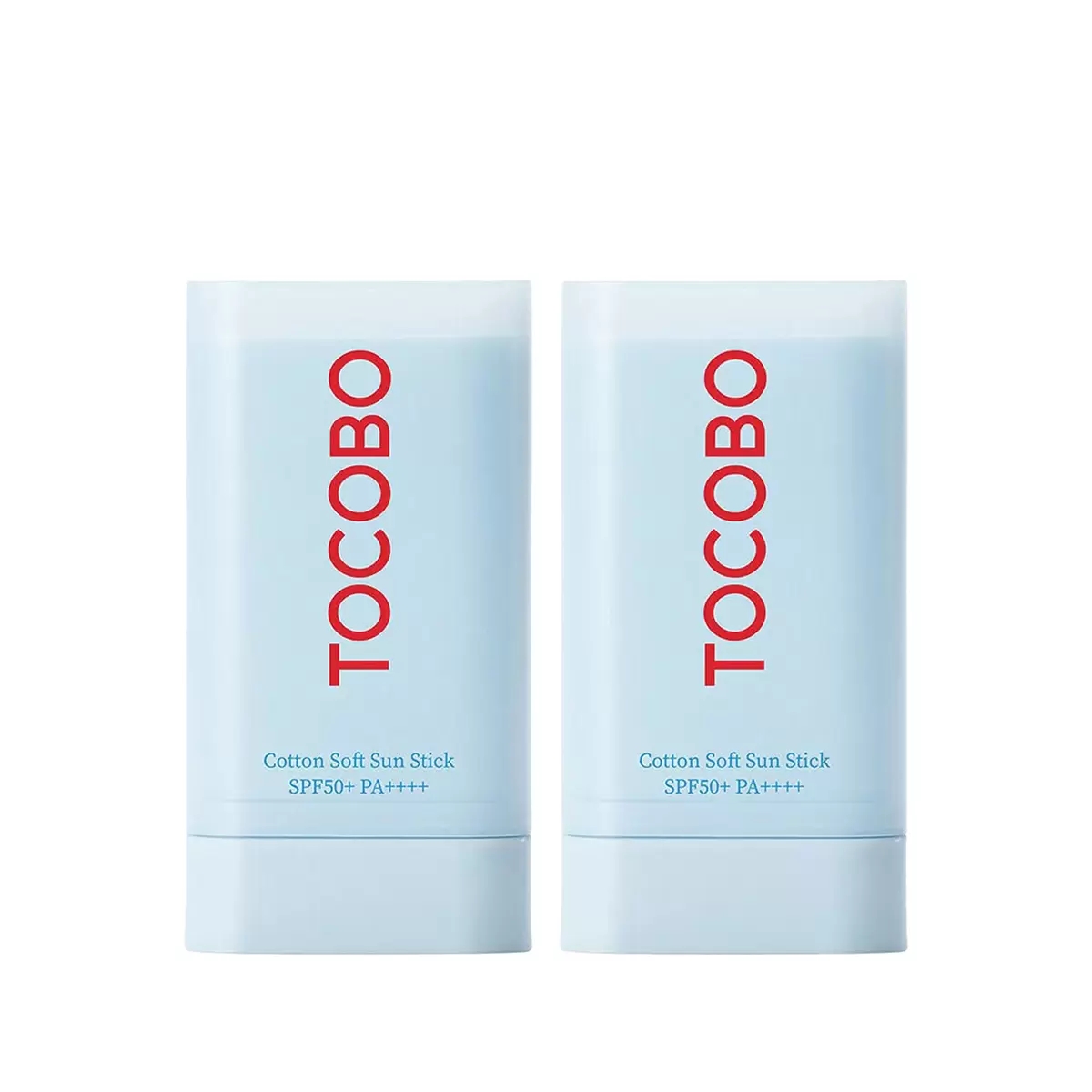 Protector Solar Tocobo Stick Soft Sun SPF50 + PAA Vegano Acabado Mate - 2 Piezas
