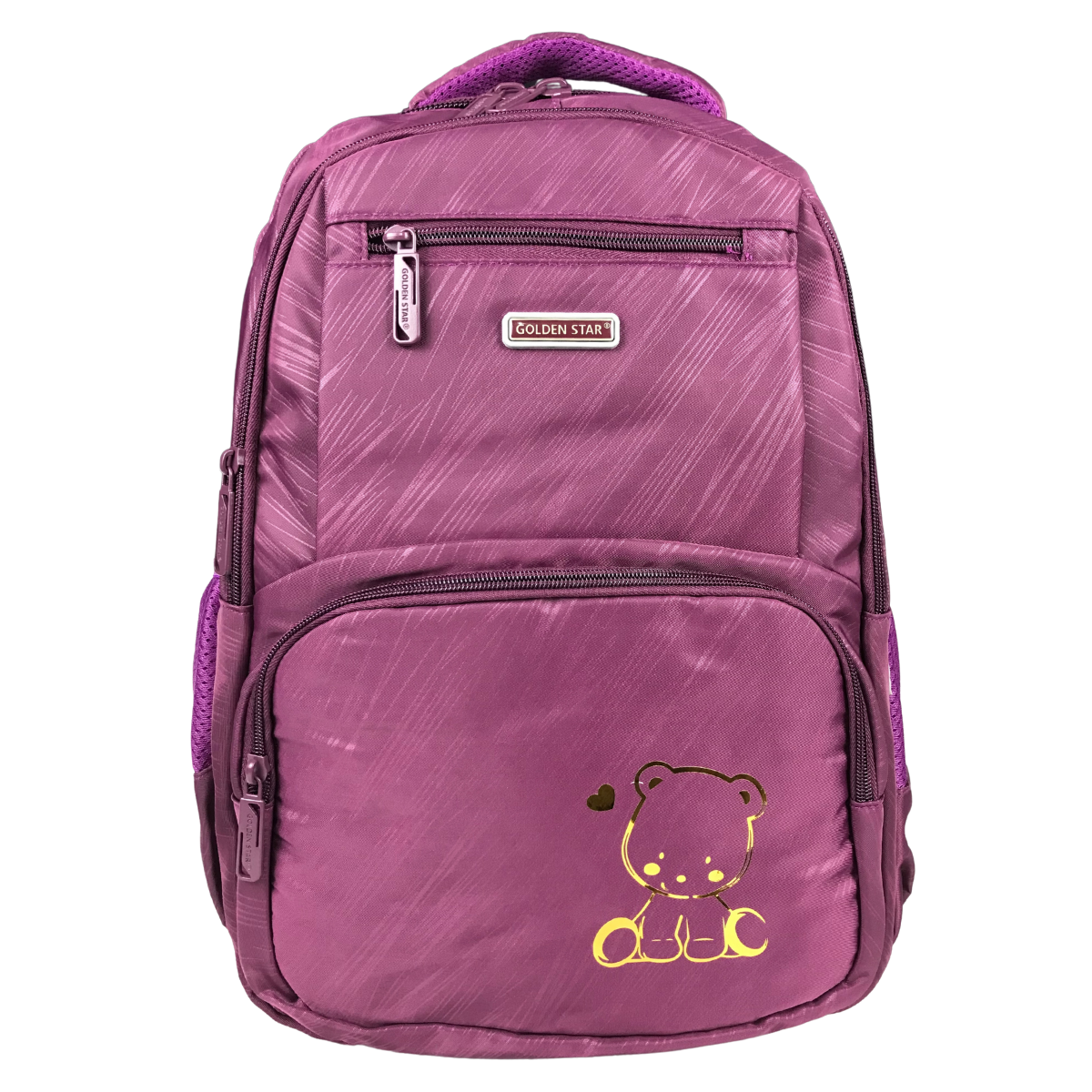 Mochila Golden Star Primaria Osito De Niña Df-8987