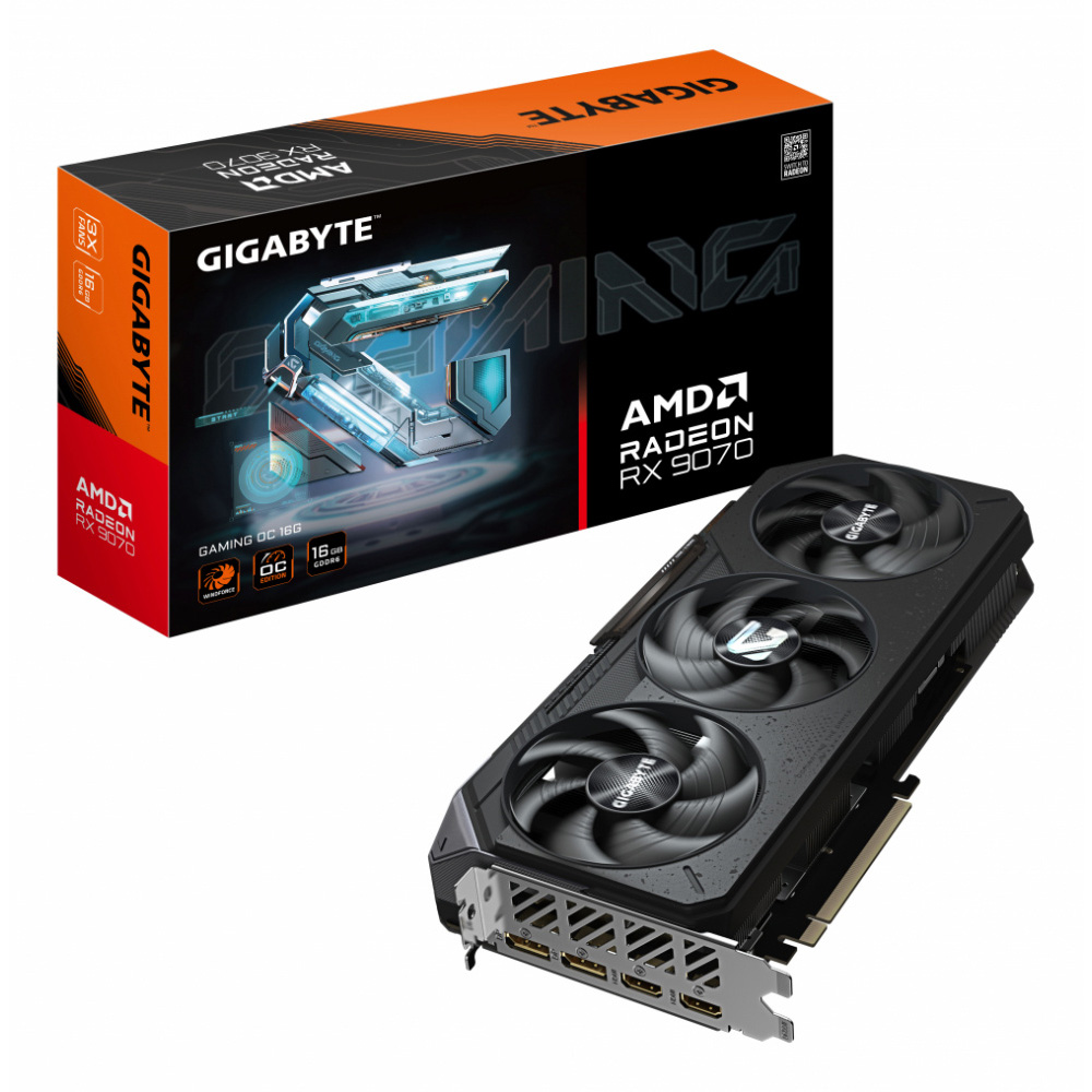 TVIDEO GIGABYTE RX9070 GAMING OC 16GB 256 BIT GDRR6 GV-R9070GAMING OC-16GD 