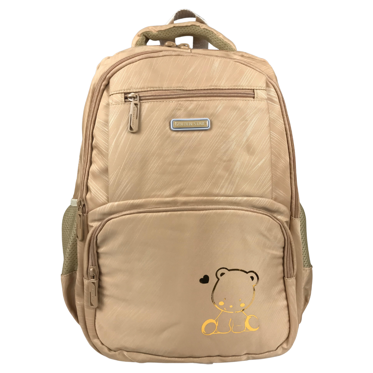 Mochila Golden Star Primaria Osito De Niña Df-8987