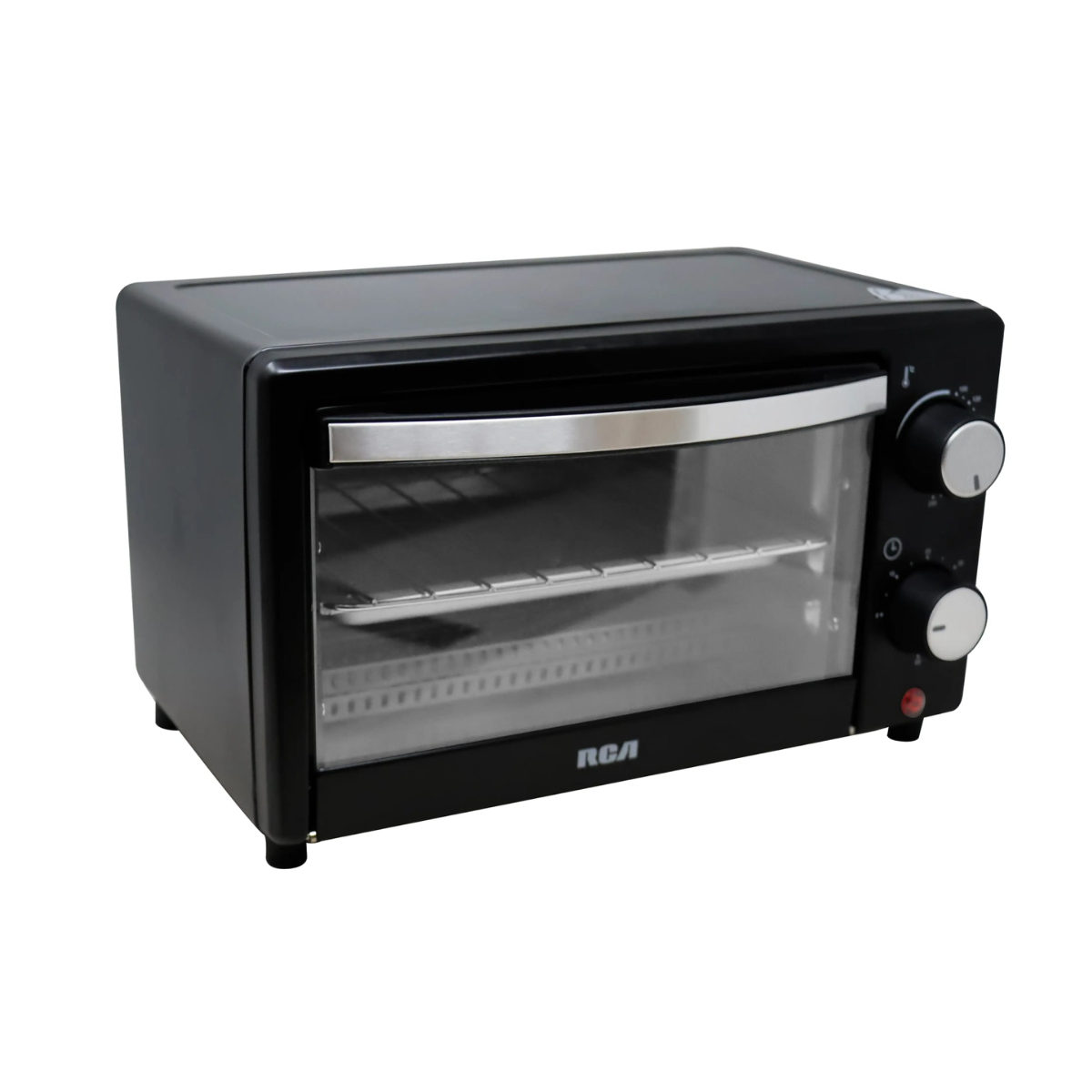  Horno Eléctrico de Mesa RCA  800w color Negro 9Lts RC-9L