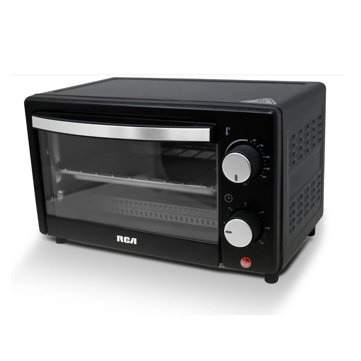  Horno Eléctrico de Mesa RCA  800w color Negro 9Lts RC-9L