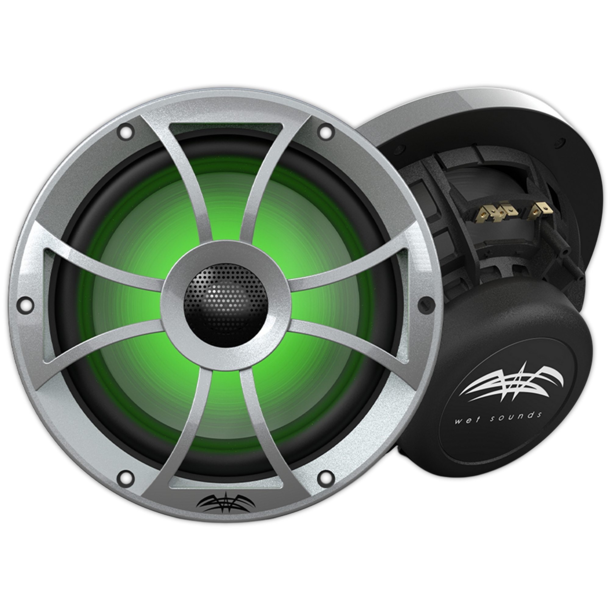 Bocinas Coaxiales Marinas RGB Wet Sounds RECON 8-S RGB 140W 8 PLG