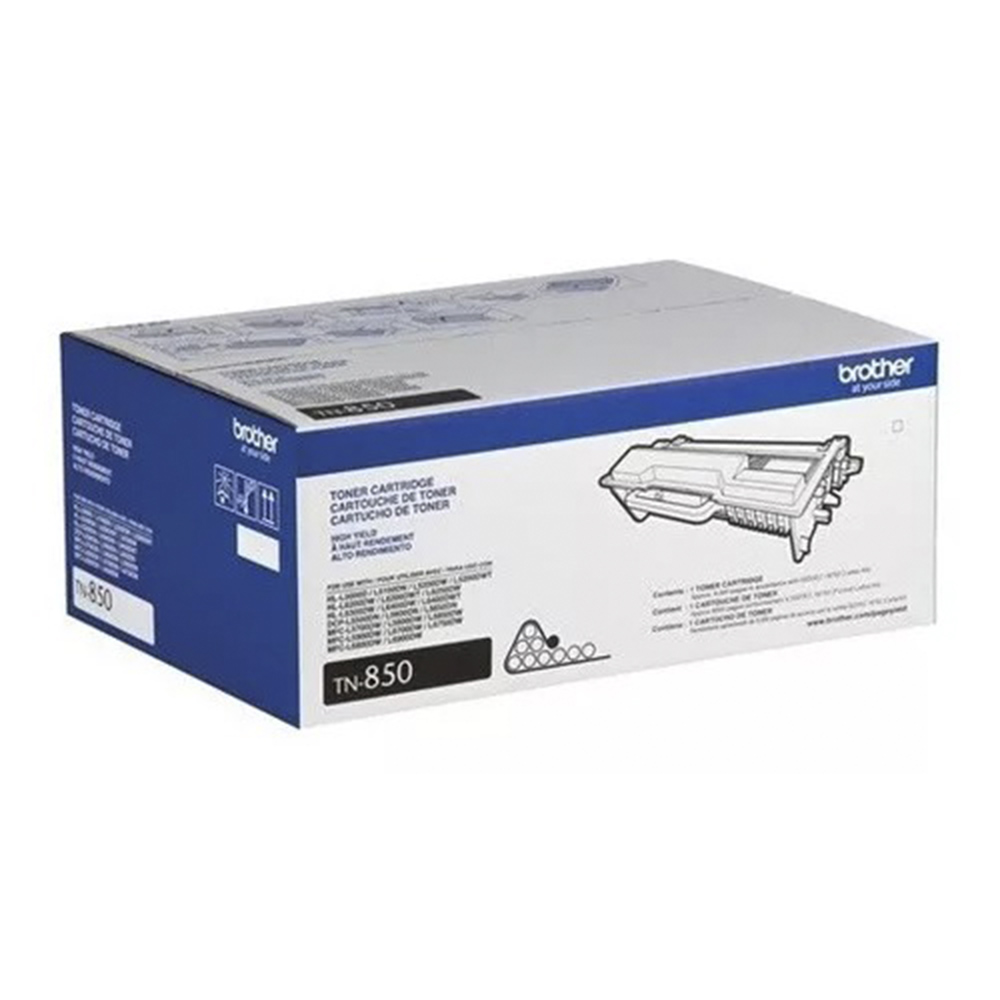 TONER BROTHER TN-850 NEGRO 8000 PAGINAS MFC-L5700DW,MFC-L5800DW,HL-L5200DW 