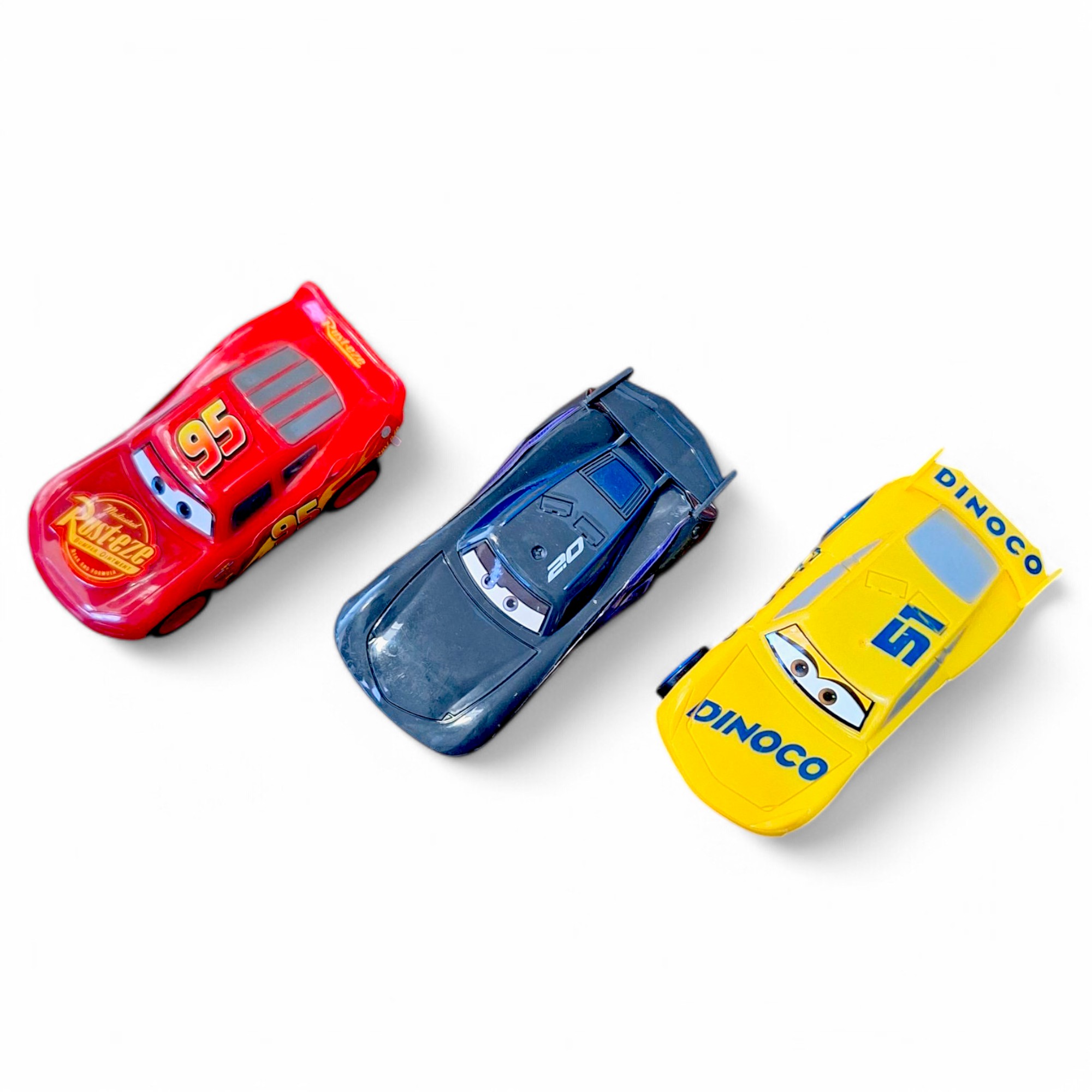 Paquete 3 Carro Friccion Cars Rayo Cruz y Jackson T363444