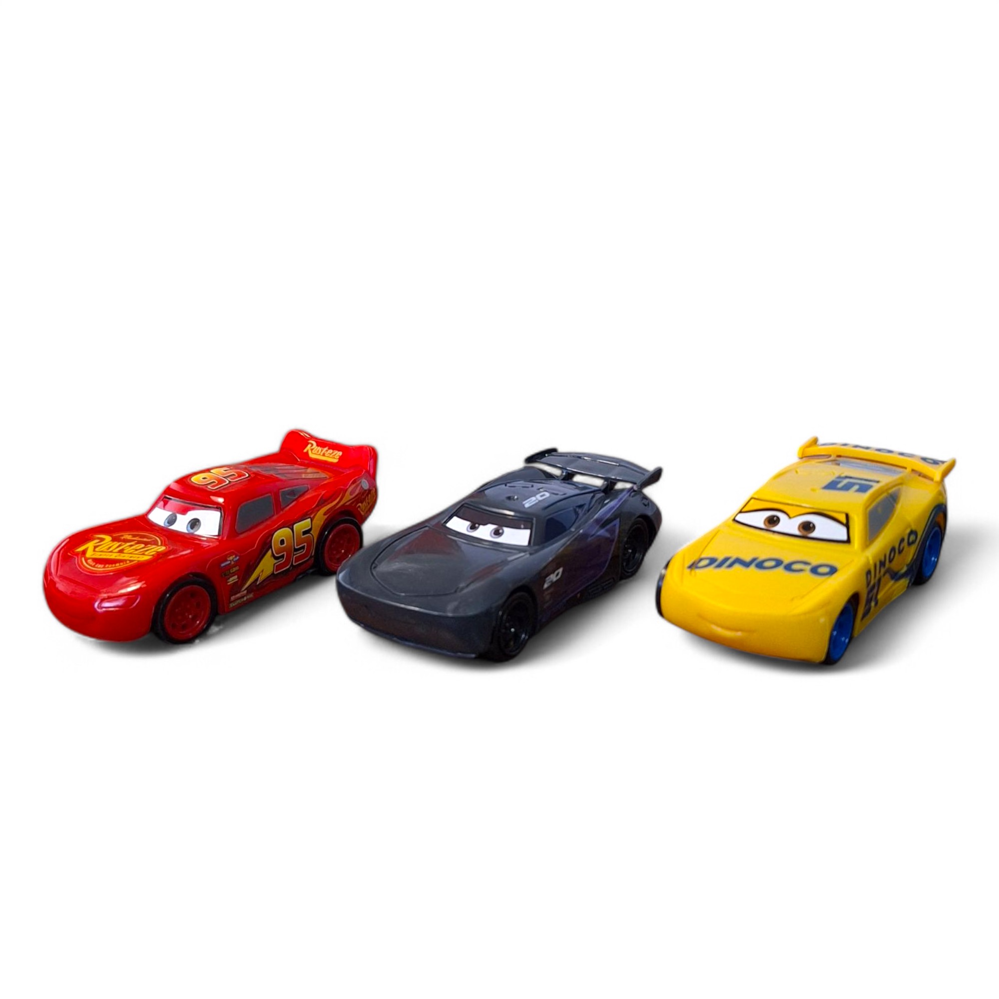 Paquete 3 Carro Friccion Cars Rayo Cruz y Jackson T363444