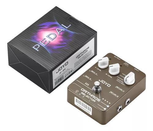 Pedal Guitarra Jf-24 Orthros Selector De Canal Joyo Mexico Color Marrón Claro
