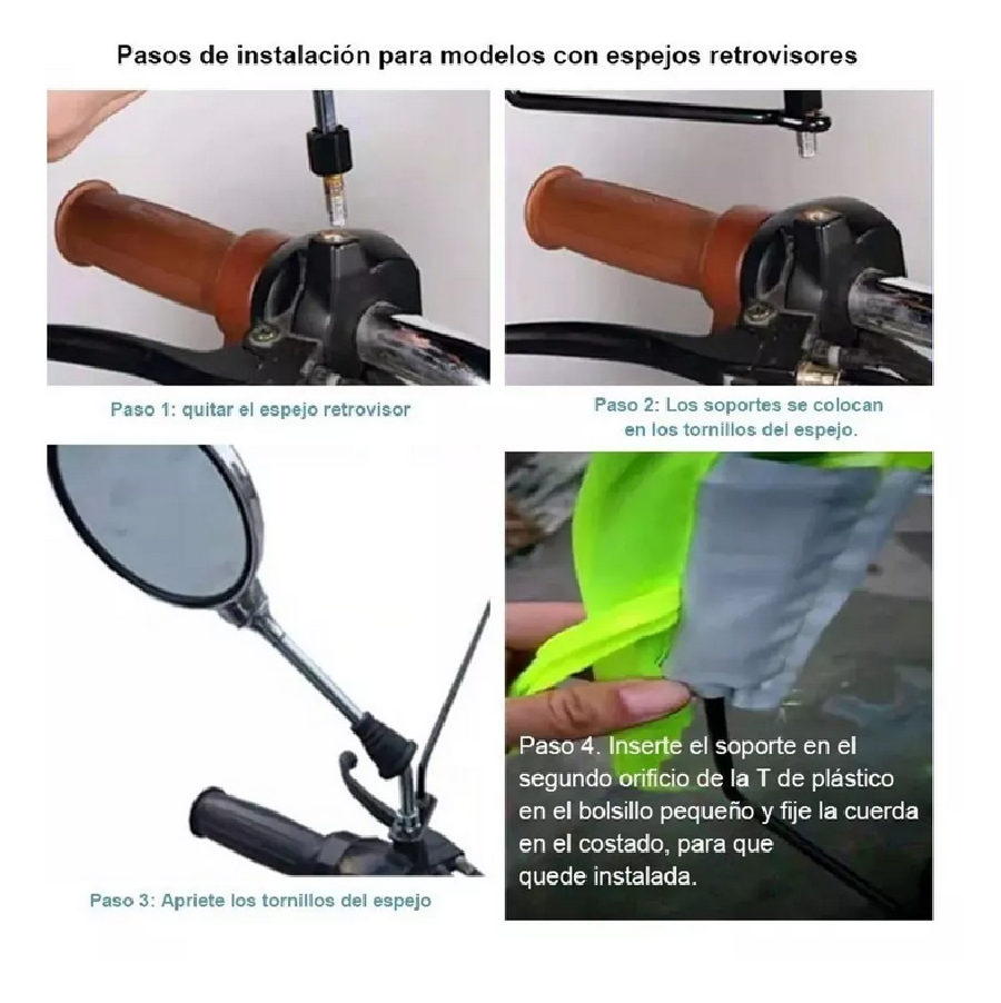 Toldo Cubresol De Motoneta Impermeable Protección Lluvia Sol color al azar