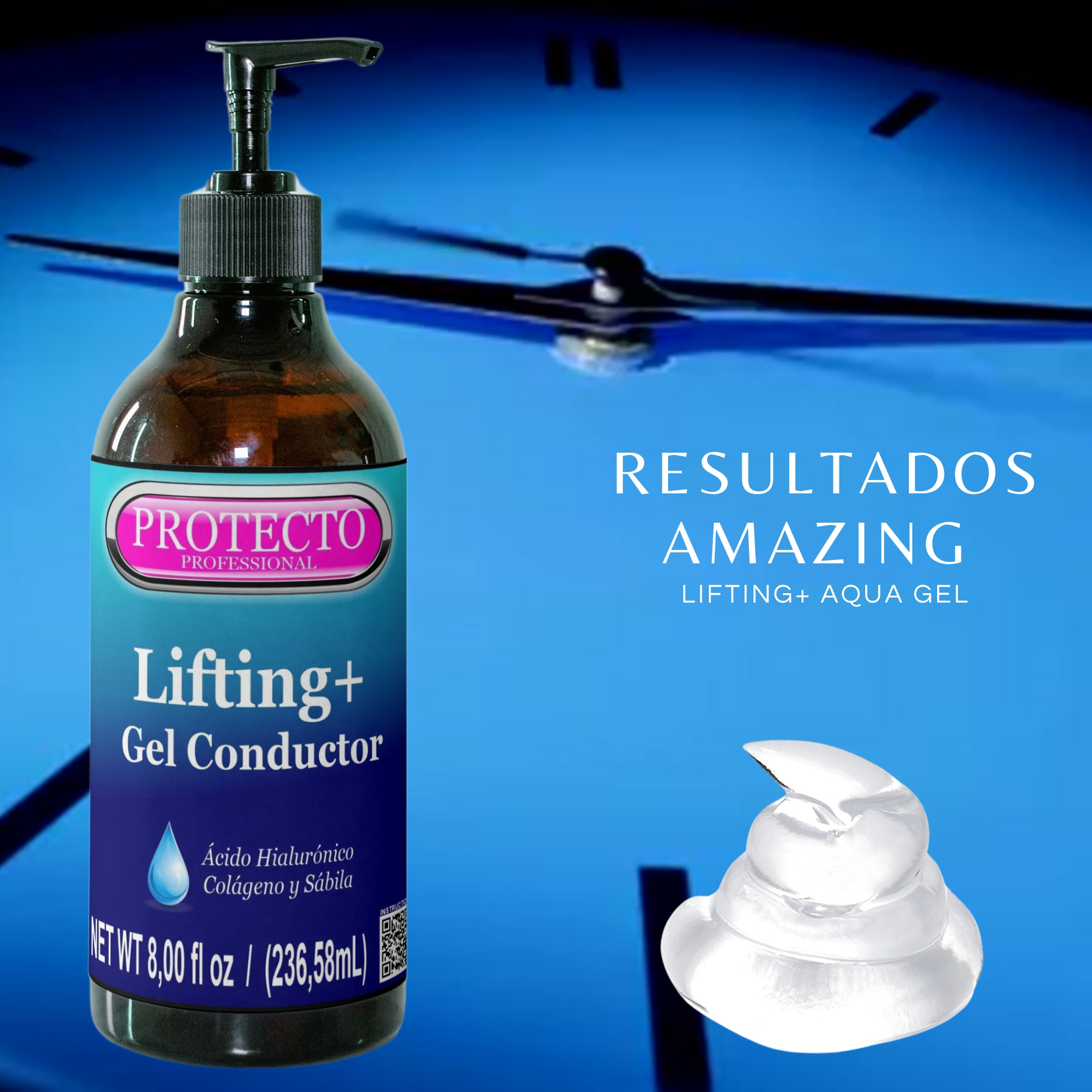 Aqua Gel Conductor Lifting+ Facial Y Corporal para Microcorriete, RF y galvánica