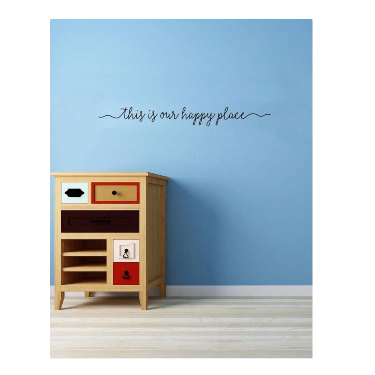 Vinilo Pegatina Decorativa De Pared Con Slogan Adorno Hogar