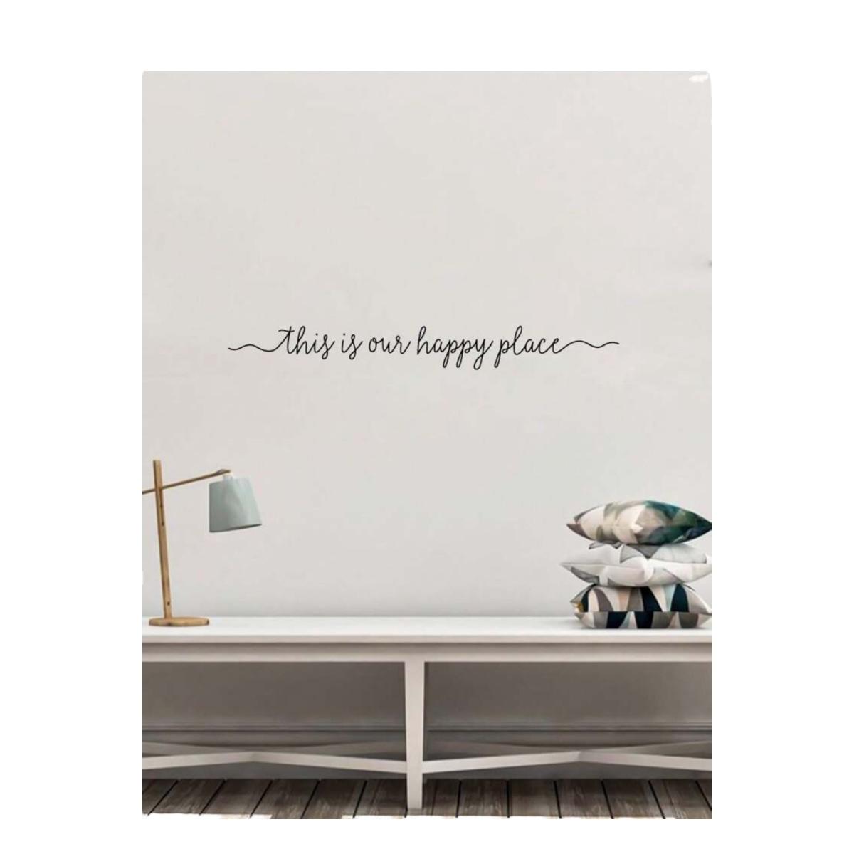 Vinilo Pegatina Decorativa De Pared Con Slogan Adorno Hogar