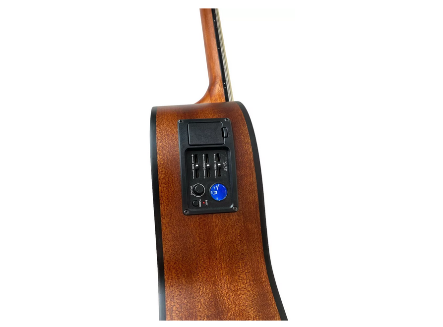 Guitarra Electroacústica Danwood Caoba Con Afinador Y Ecual Integrado