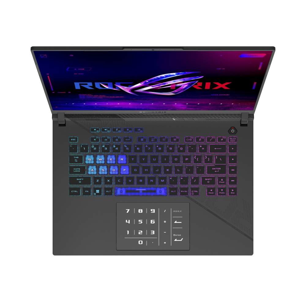 Laptop ASUS ROG Strix G16 G614JVR-N4123W 16" 2560x1600, Intel Core i9-14900HX, NVIDIA GeForce RTX 4060, 32GB, 1TB SSD, Windows 11 Home, Español. 