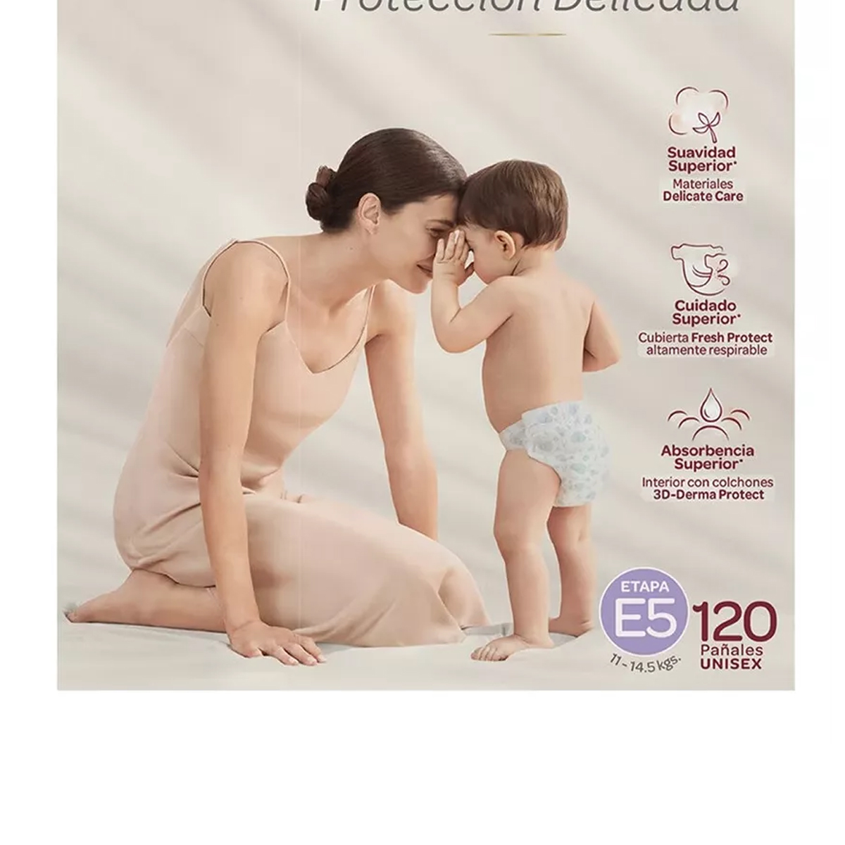 Pañales Huggies Supreme Etapa 5 Unisex 120pz