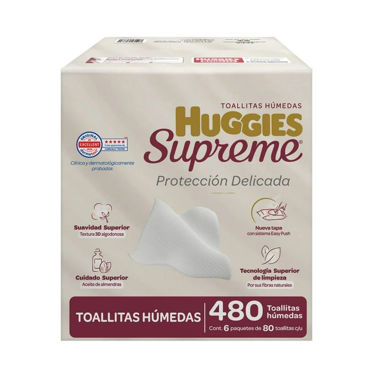 Huggies Supreme Toallitas Humedas Para Bebé 480 Piezas
