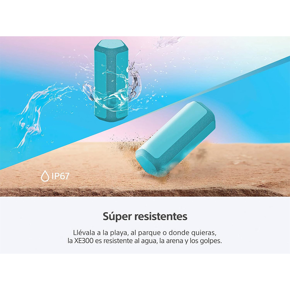 BOCINA SONY XE300 10W RESISTENTE AL AGUA AZUL SRS-XE300/LC