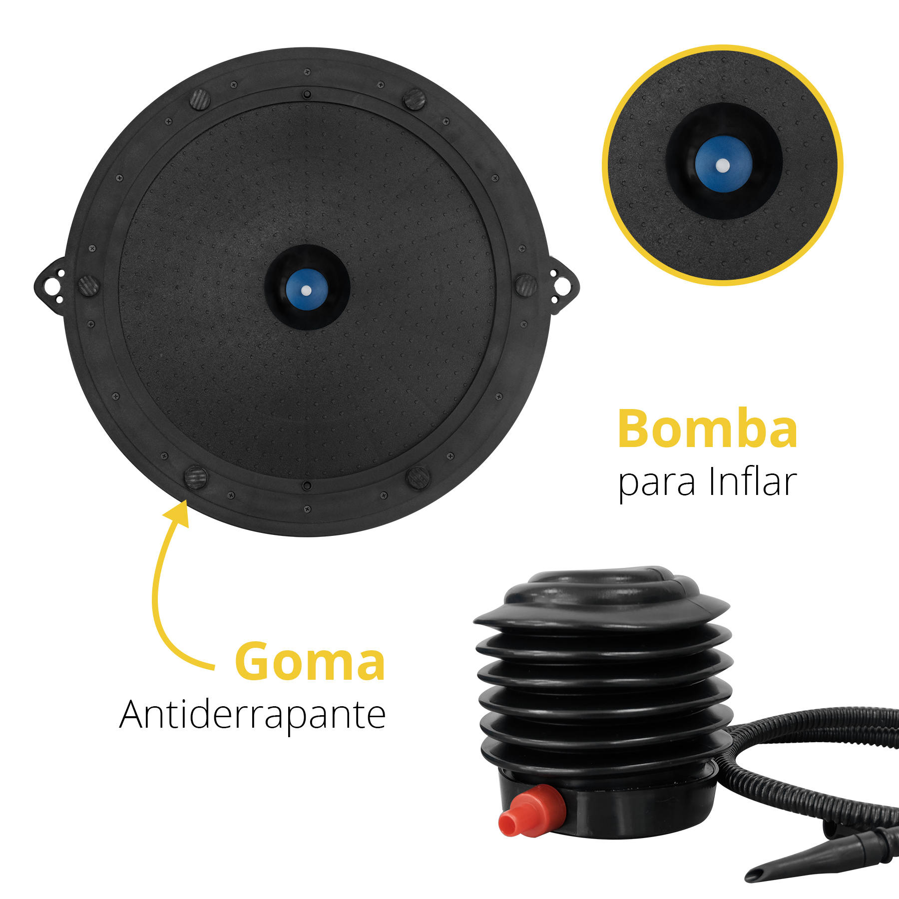 Tayga pelota de balance entrenador de equilibrio con bomba	