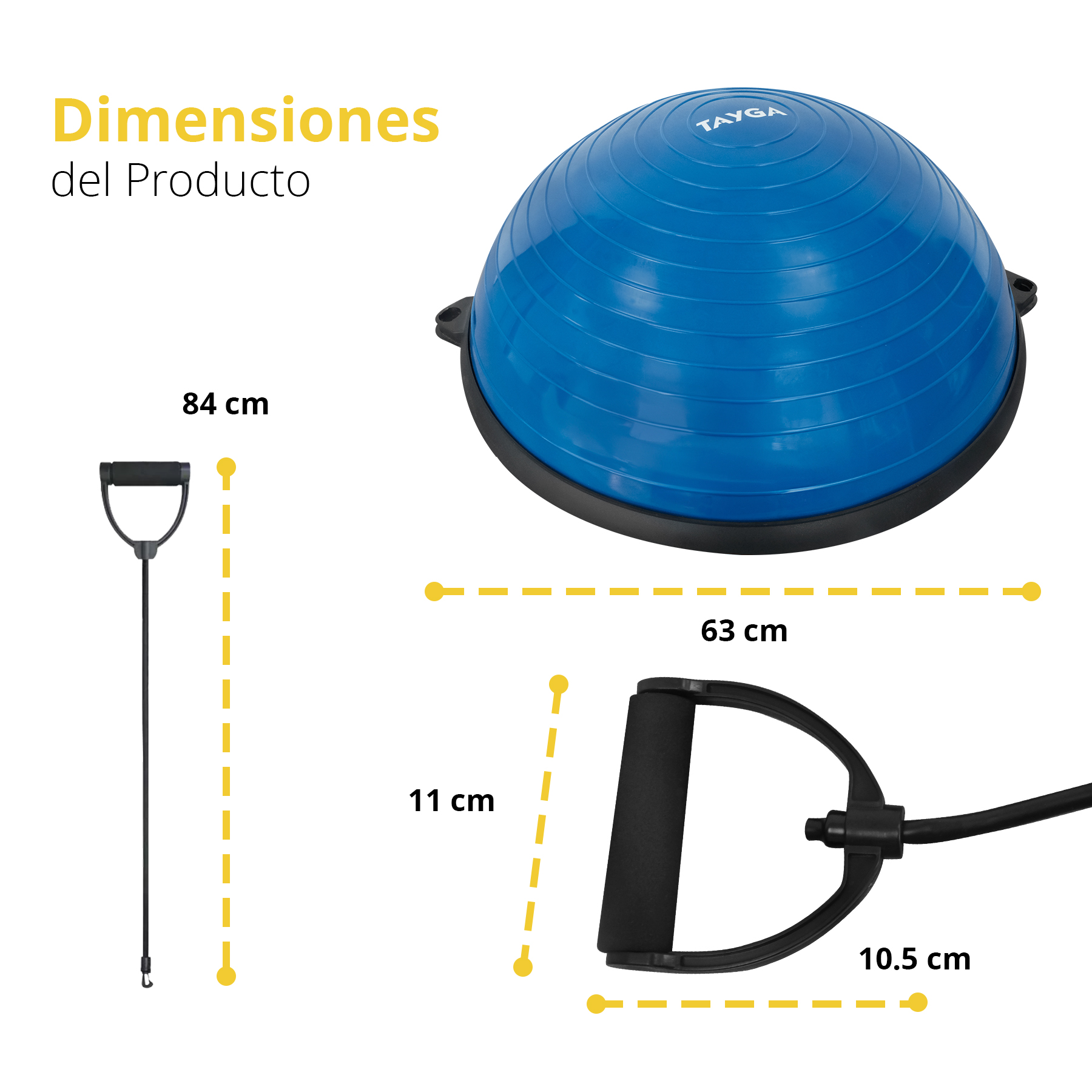 Tayga pelota de balance entrenador de equilibrio con bomba	