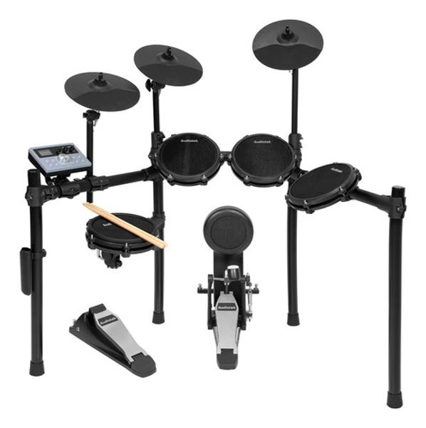 Bateria Electrica Electronica Digital Set 9 Piezas Pedales Audiotek
