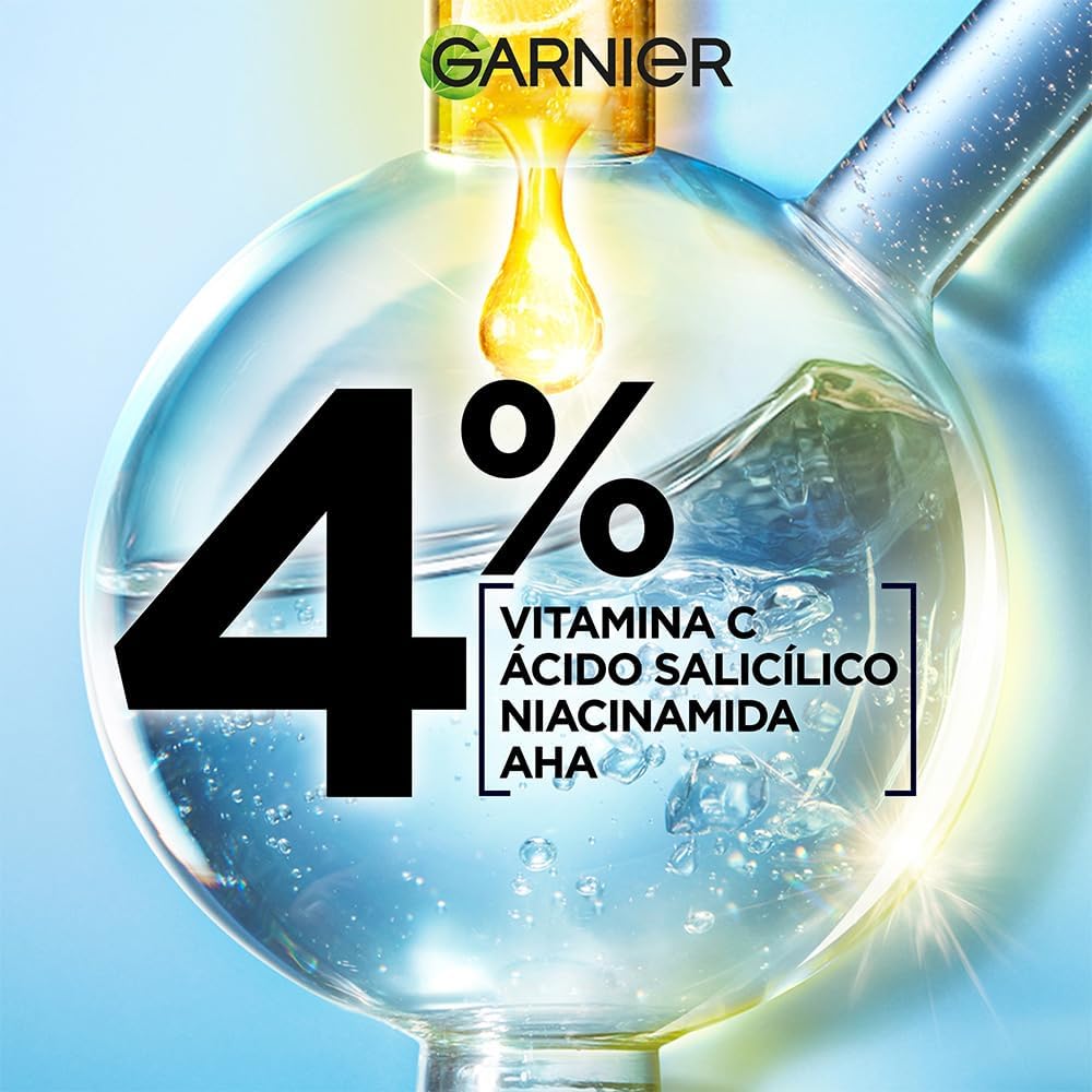 Kit Garnier Rutina Express Aclara Anti Acné con Ácido Salicílico + Vitamina C y AHA