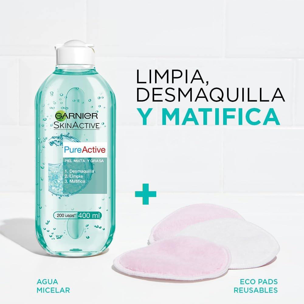 Kit Garnier Rutina Express Aclara Anti Acné con Ácido Salicílico + Vitamina C y AHA