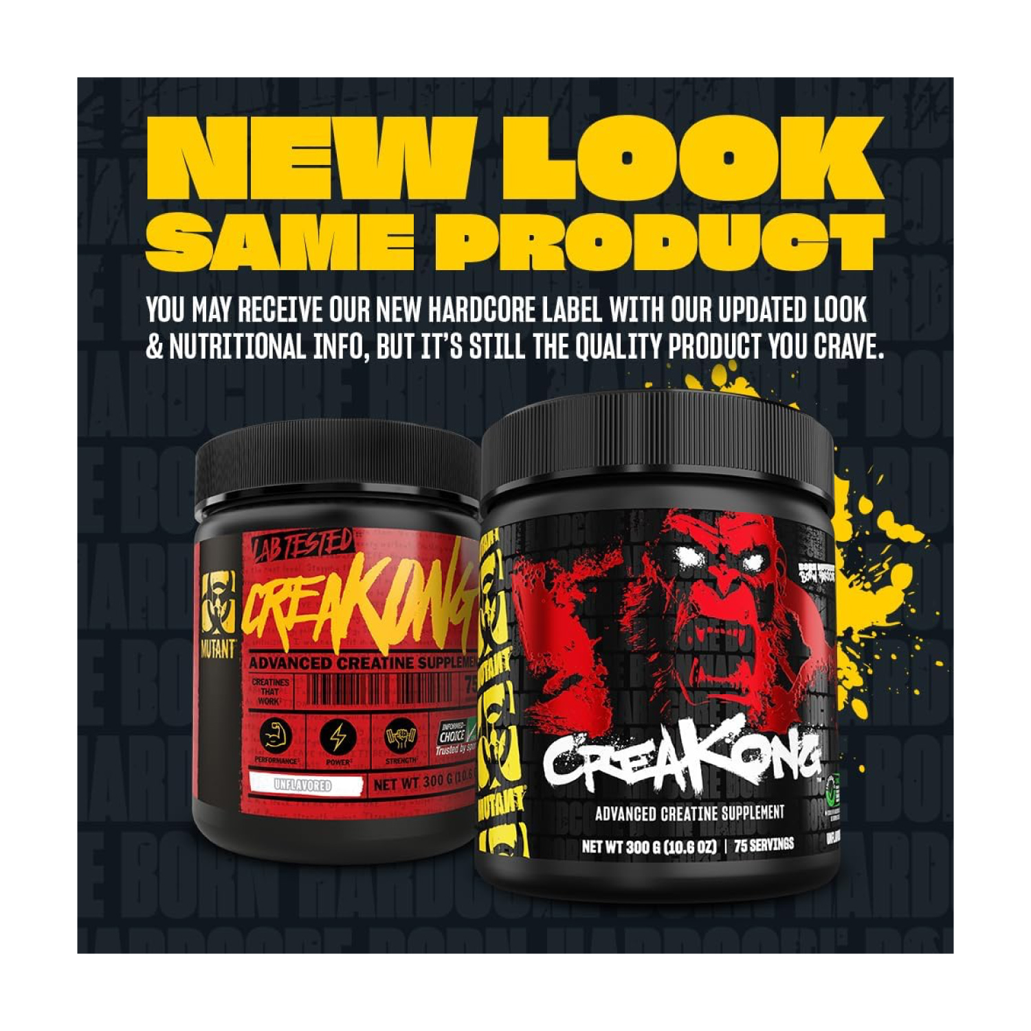 Creatina Mutant Creakong 300g 75 Serv.