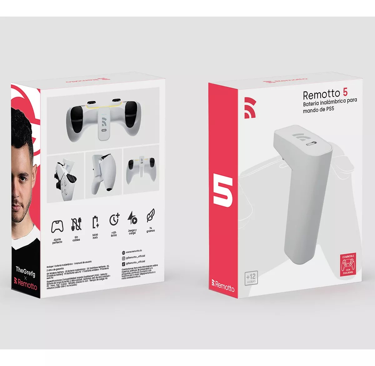 Remotto Bateria Recargable Dualsense PS5