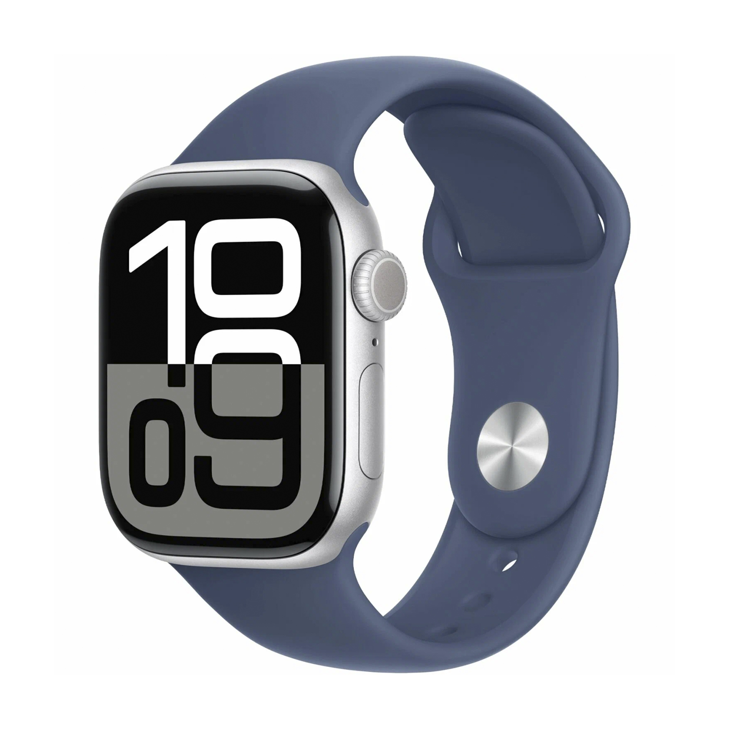 Apple Watch Series 10 46mm (MWWL3) Aluminio Plata S/M Azul Demin