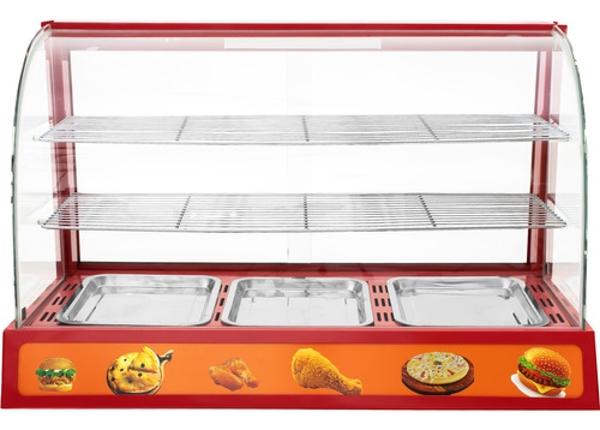 Vitrina Exhibidor Alimentos Calientes Mostrador Cristal Gutstark Home