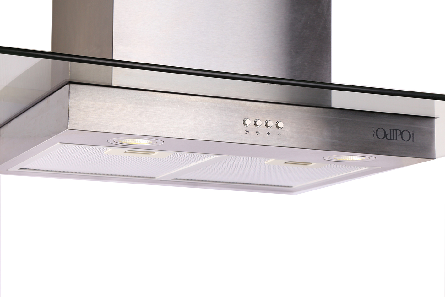 TRICOMBO Parrilla Cristal Templado Negro 87cm 5 Q + Campana 90cms Cristal Recto Tipo Pared Control Elec + Horno Gas 60 cm.