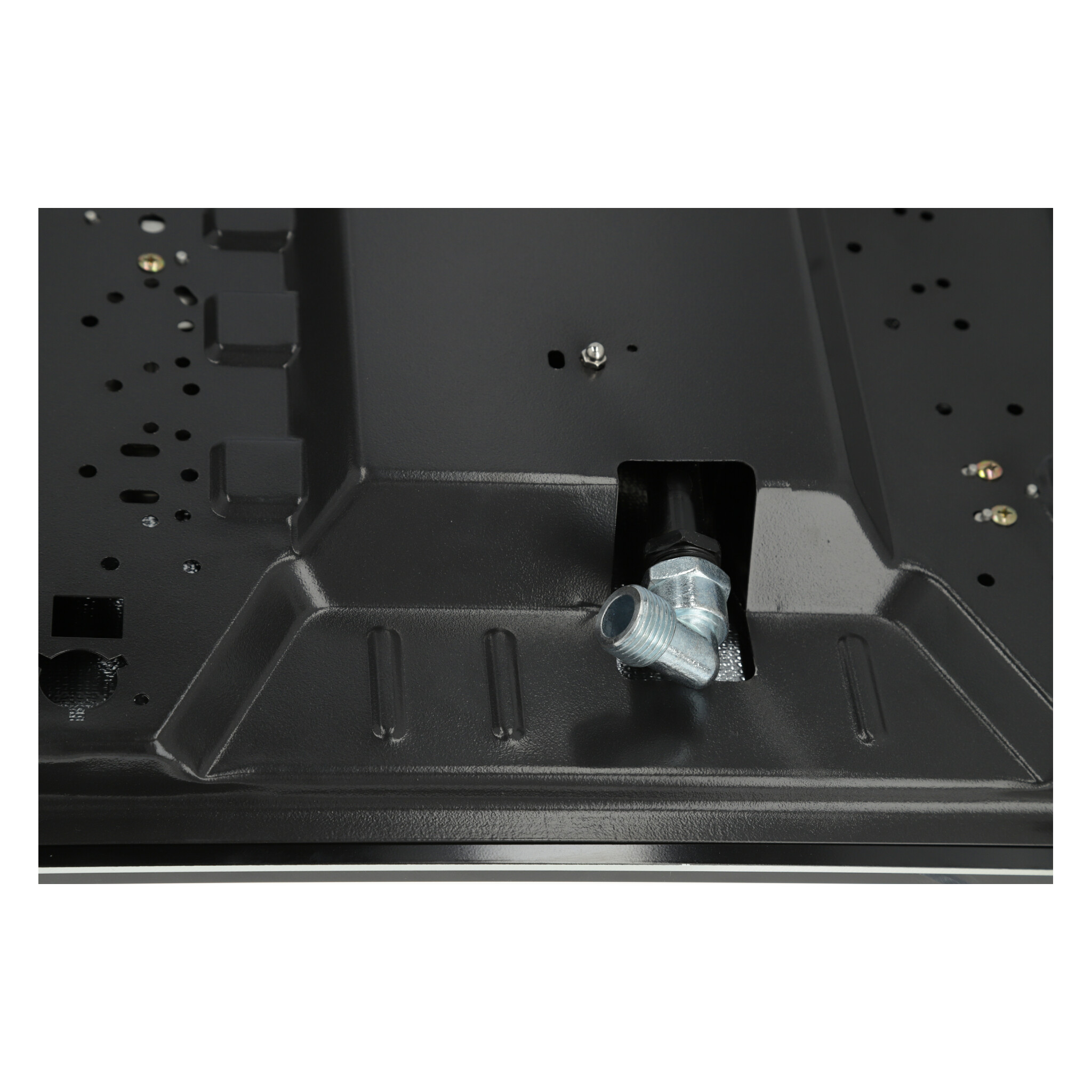 TRICOMBO Parrilla Cristal Templado Negro 87cm 5 Q + Campana 90cms Cristal Recto Tipo Pared Control Elec + Horno Gas 60 cm.