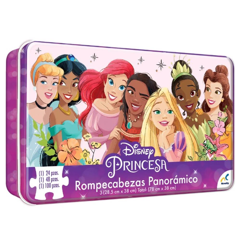 Rompecabezas Princesas de Disney 3 en 1 Panorámico