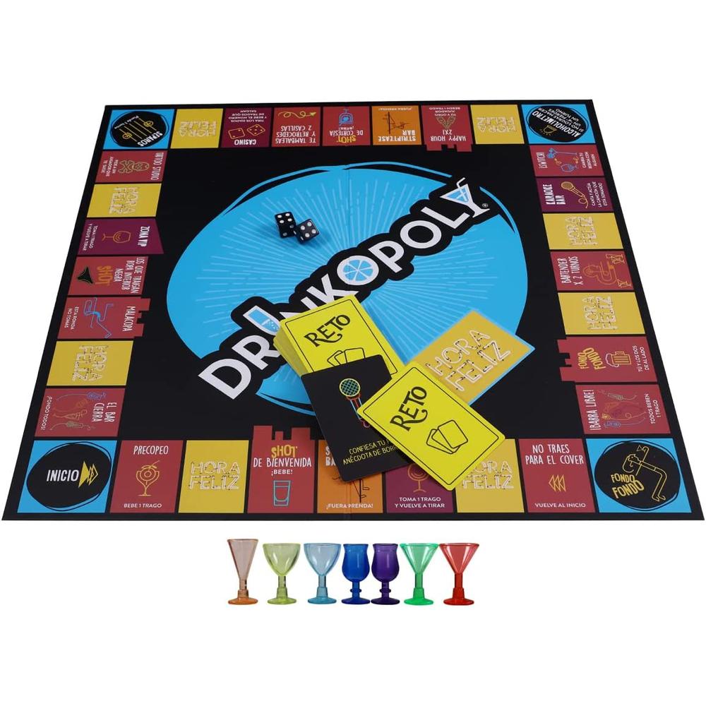 DRINKOPOLY JUEGO DE MESA PARA ADULTOS