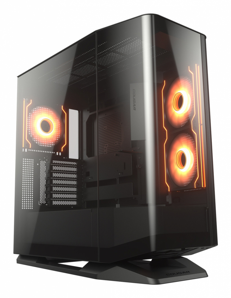 GABINETE COUGAR FV270 RGB NEGRO E-ATX S/FUENTE CRISTAL 3858M60.0005